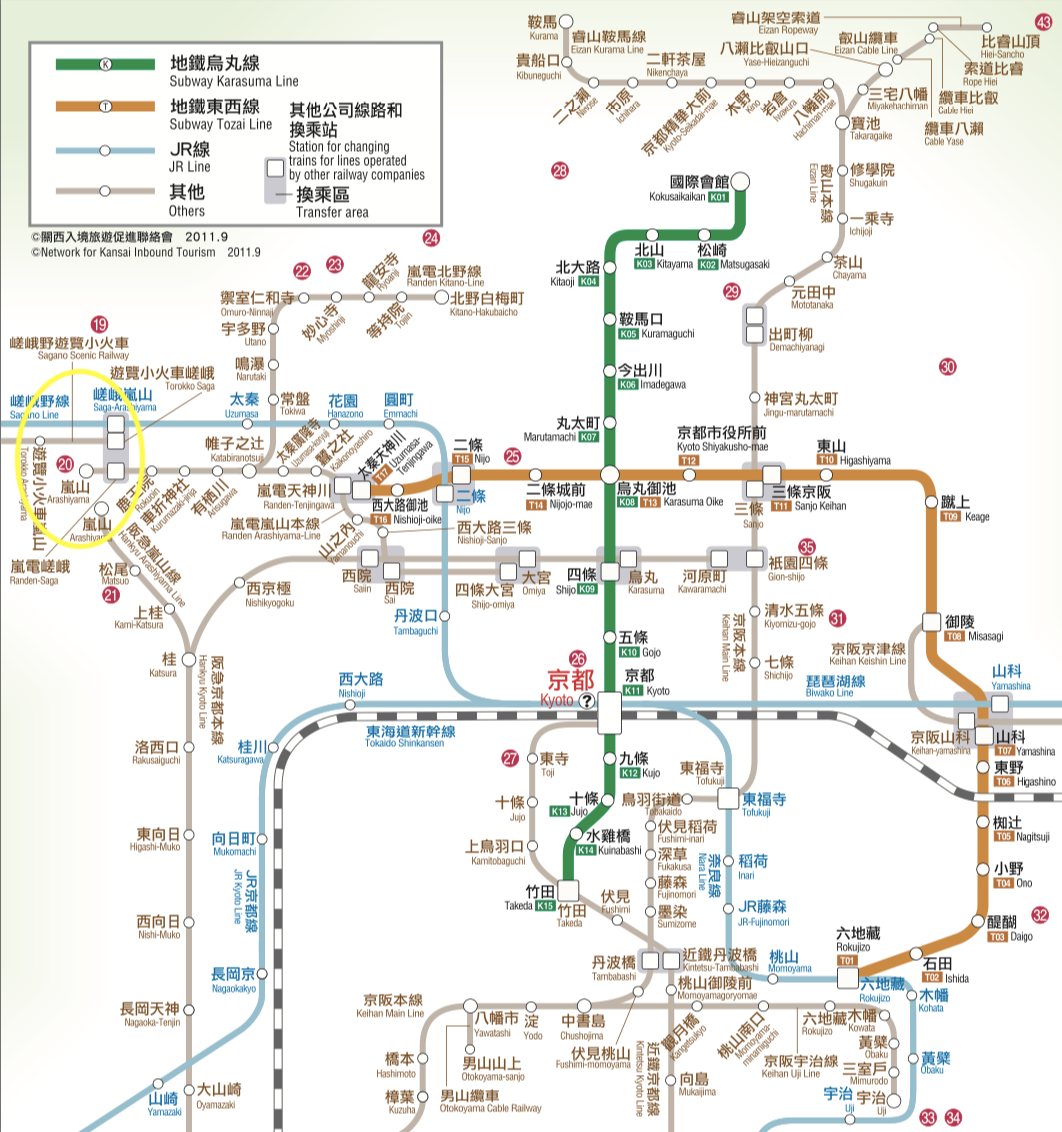 京都地鐵圖