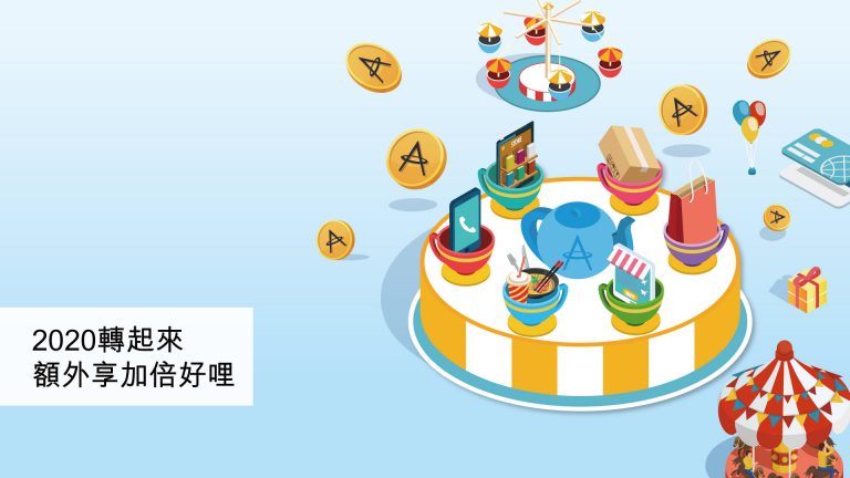 2020年2月,指定零售夥伴轉哩,亞洲萬里通最多回饋5000哩