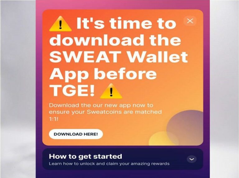 倒數兩天!SWEAT加密貨幣即將與大家相見歡,趕緊來下載SWEAT Wallet吧!