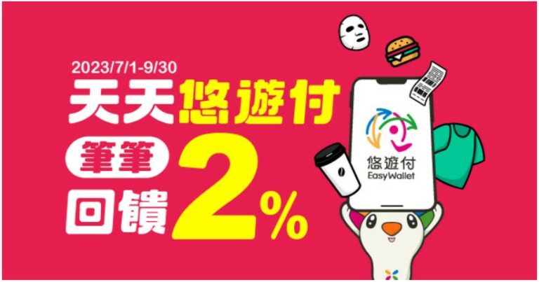 2023 悠遊付第四季消費優惠彙整